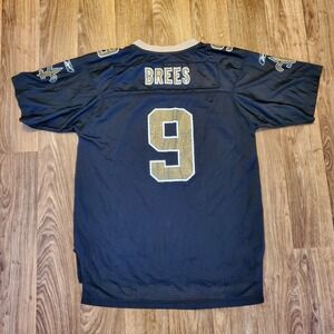Vintage Reebok Drew Brees Jersey Youth XL 18-20 New Orleans Saints‎ NFL Football